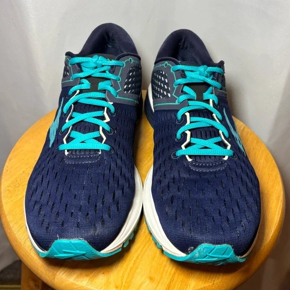 Brooks Ravenna 9 Women’s Size 10 Running Shoes Blue Teal Lightweight EUC - Picture 4 of 9